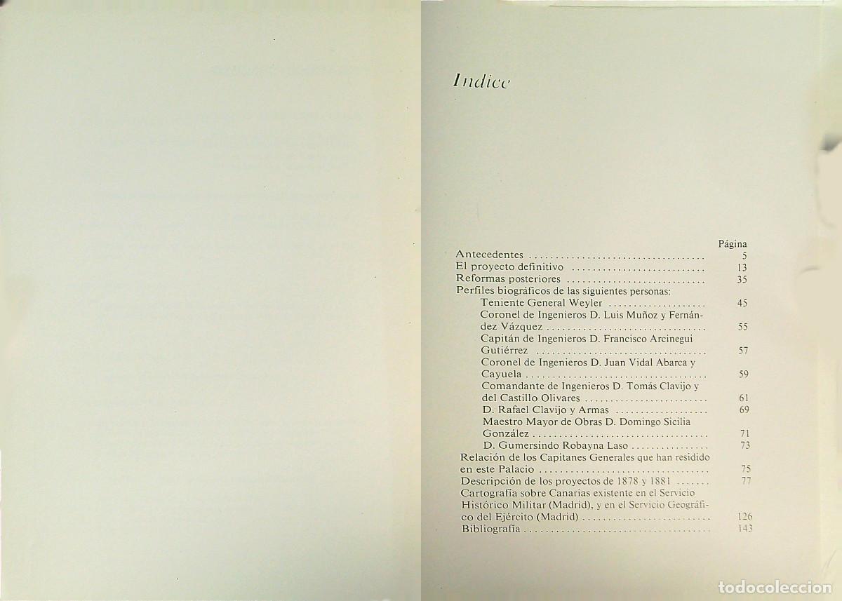 Libros: DE LA CONSTRUCCI&Oacute;N DEL PALACIO QUE OCUPA CAPITANIA - PRIMER CENTENARIO (1880-1980) - CANARIAS - Foto 2