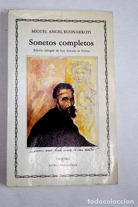 Libros: Sonetos completos: Michelangelo.- Michelangelo - Foto 1