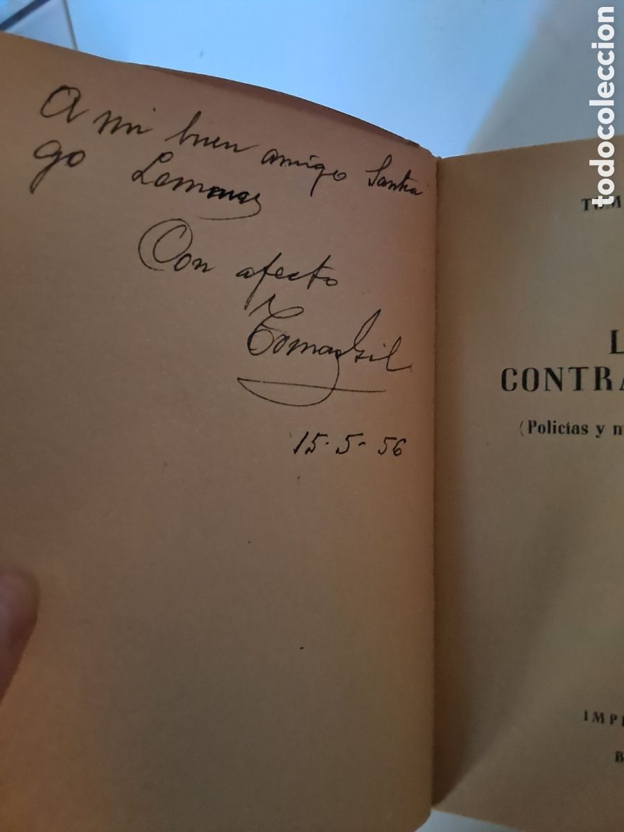 Libros: LA LEY CONTRA EL CRIMEN. Tomas Gil Llamas. - Foto 2