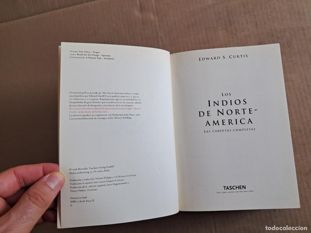 Libros: LOS INDIOS DE NORTEAMERICA ( LAS CARPETAS COMPLETAS ) - EDWARD S. CURTIS 1998 - Foto 2