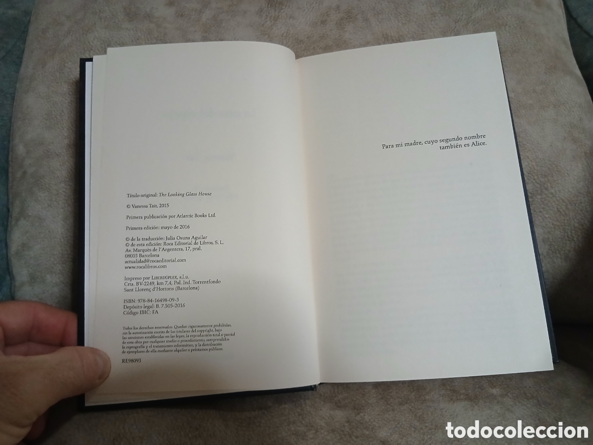 Libros: Libro La Casa del Espejo -Vanessa Tait- 1&deg; Edici&oacute;n 2016 (Editorial Roca) - Foto 5