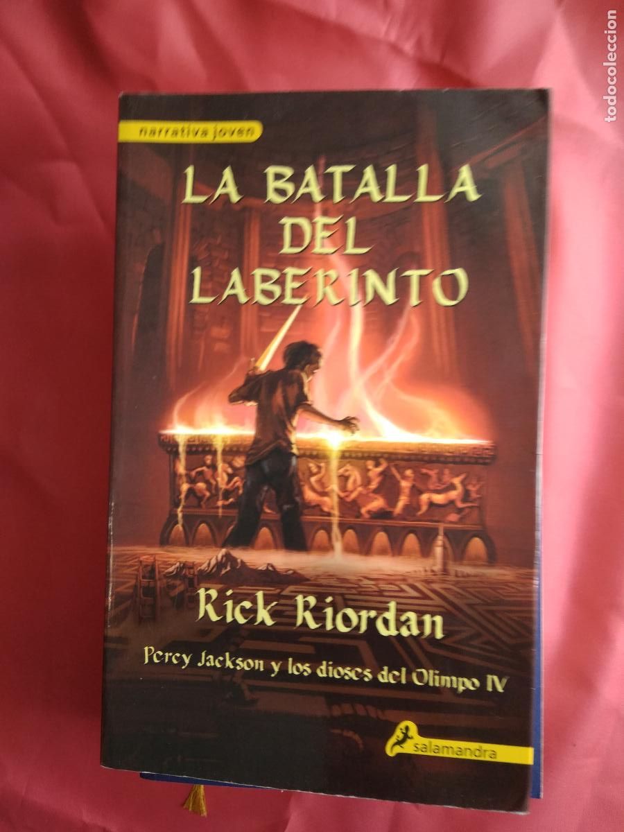 Libros: Percy Jackson y los dioses del Olimpo IV: La batalla del laberinto. Rick Riordan L.19997-400