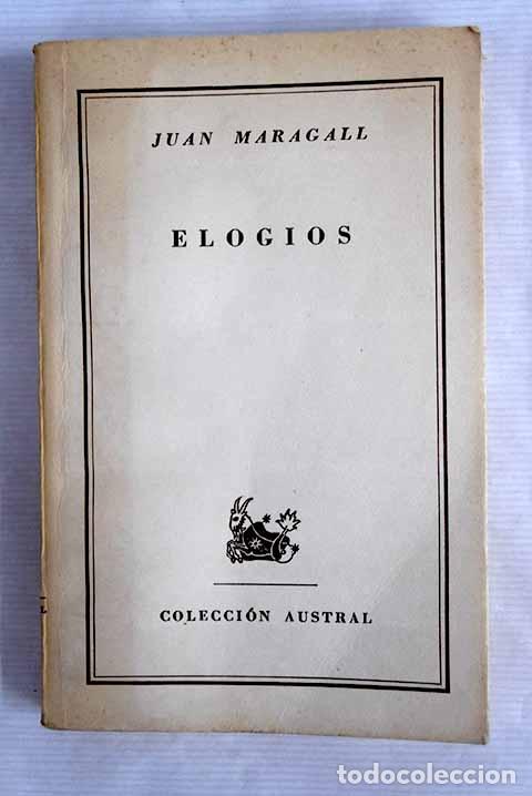 Libros: Elogios: Maragall, Joan.- Maragall, Joan - Foto 1