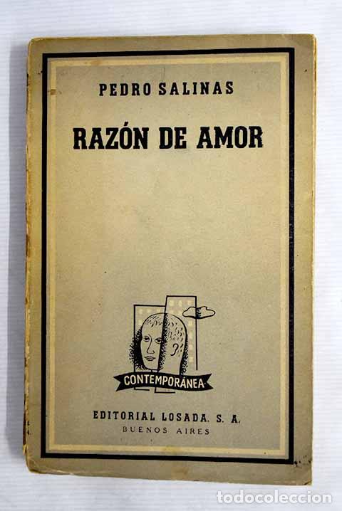 Libros: Raz&oacute;n de amor: Salinas, Pedro.- Salinas, Pedro - Foto 1