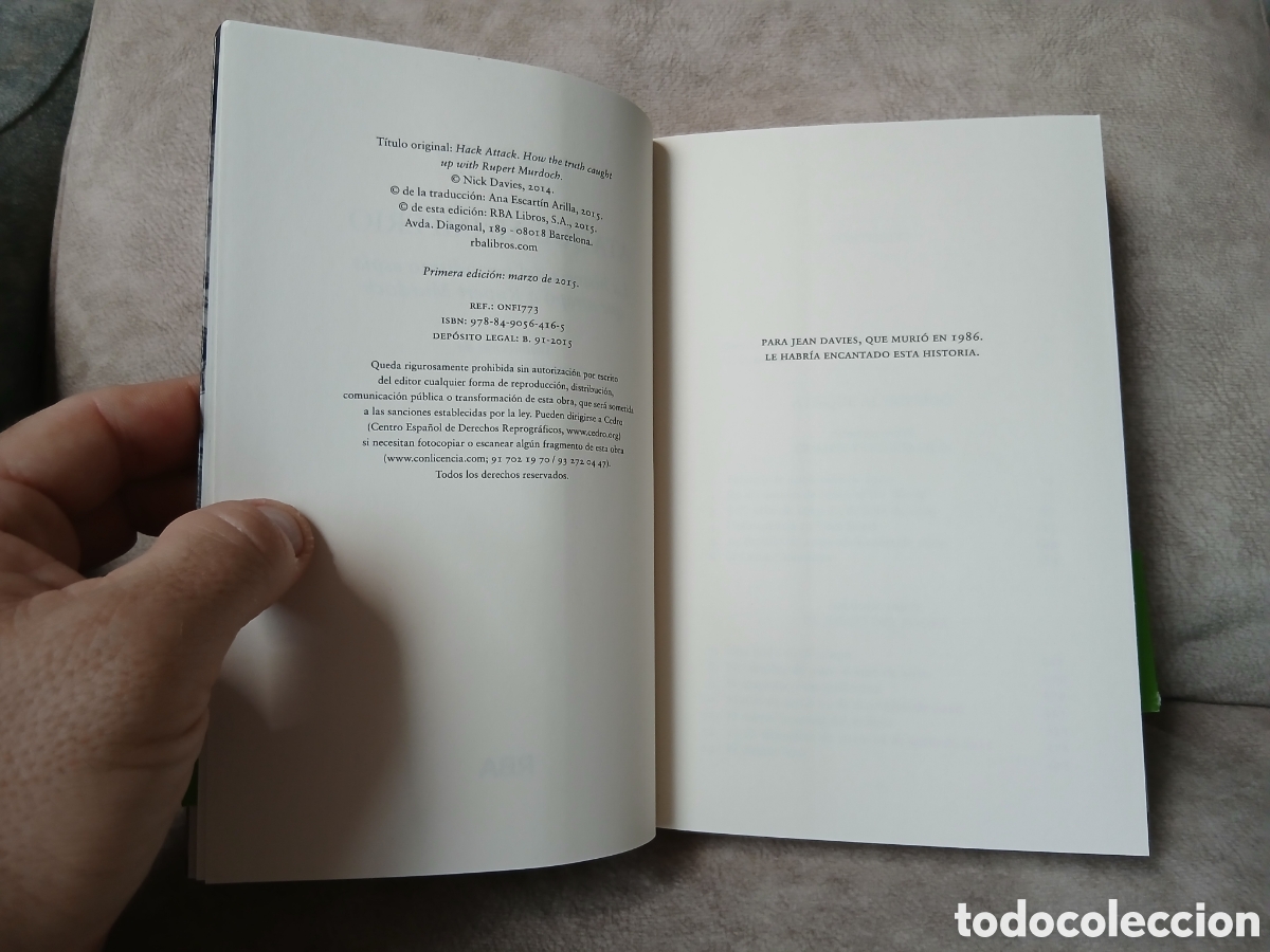 Libros: Libro Ataque al Imperio -Nicol&aacute;s Davies- Editorial RBA (1&deg; Edici&oacute;n 2015) - Foto 5