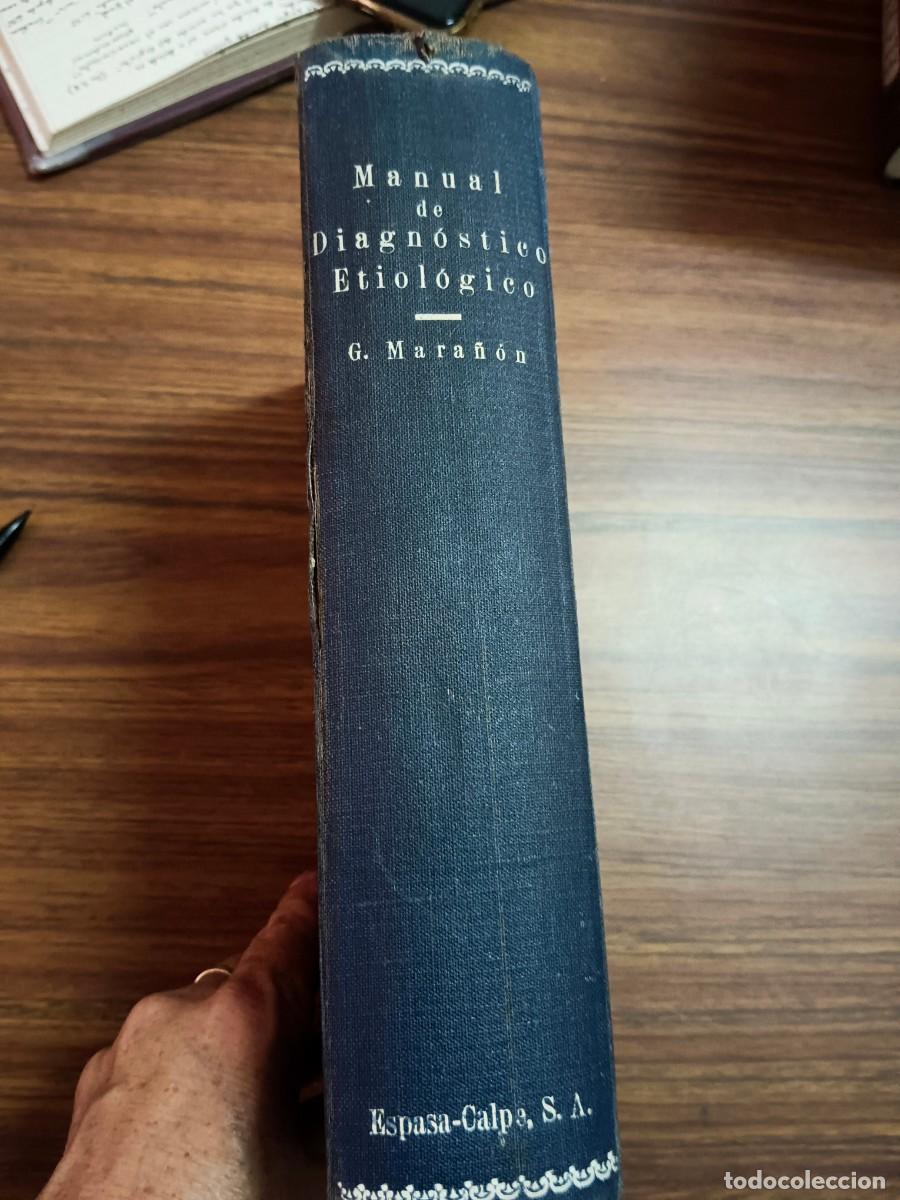 Libros: MANUAL DE DIAGNOSTICO ETIOLOGICO - G. Mara&ntilde;on - Foto 2