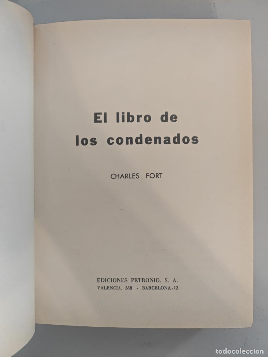 B&uuml;cher: El Libro de los condenados. - Fort, Charles. TDK927