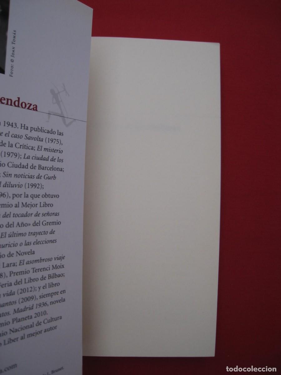 Libros: EL LABERINTO DE LAS ACEITUNAS - EDUARDO MENDOZA - SEIX BARRAL. - Foto 6