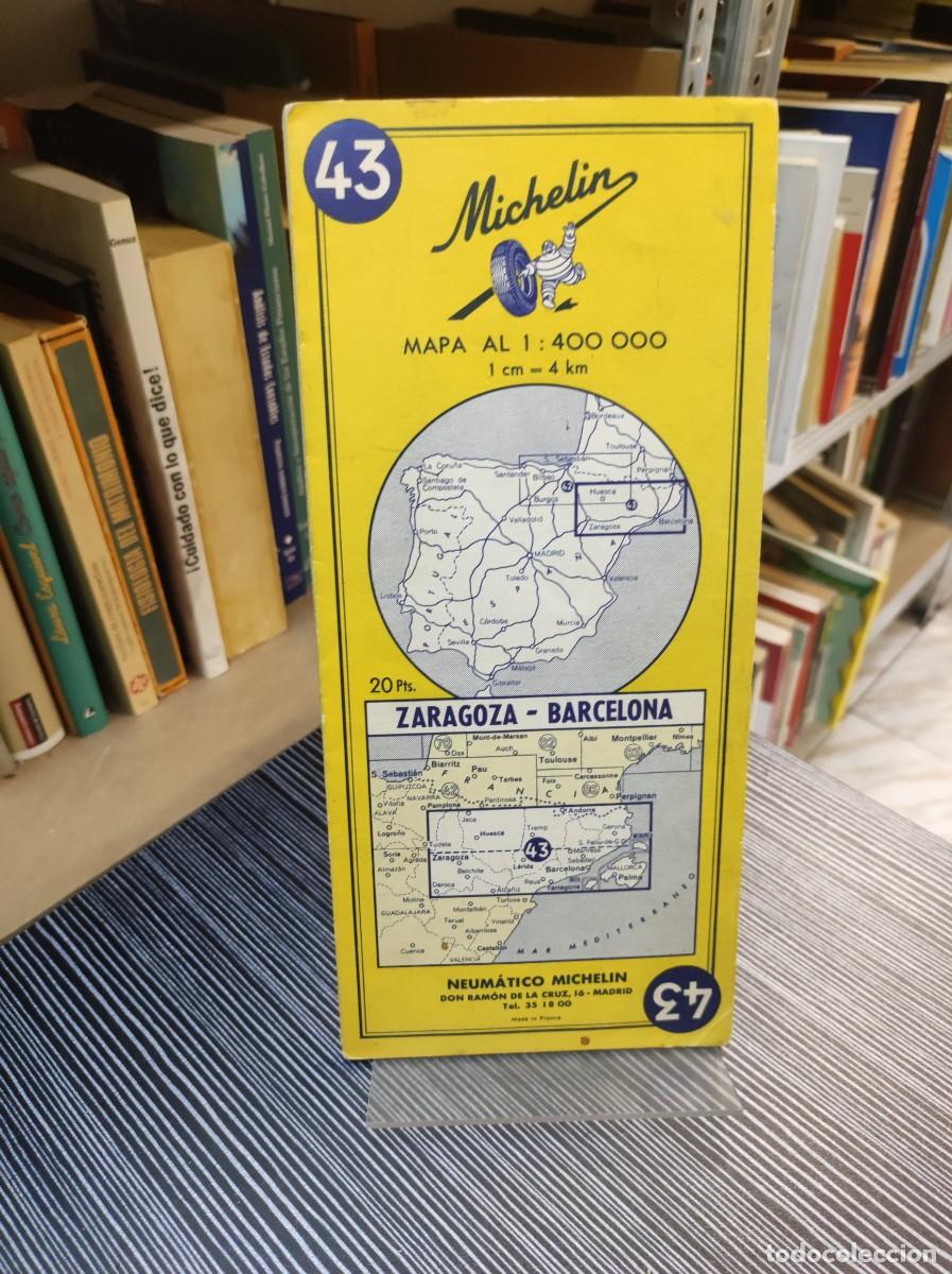 Libros: MICHELIN ZARAGOZA BARCELONA 43 - Foto 1