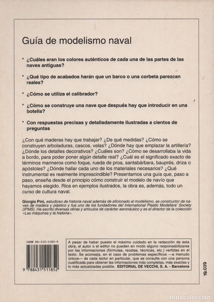 Libros: Gu&iacute;a de modelismo naval. Giorgio Pini. Editorial de Vecchi. - Foto 2