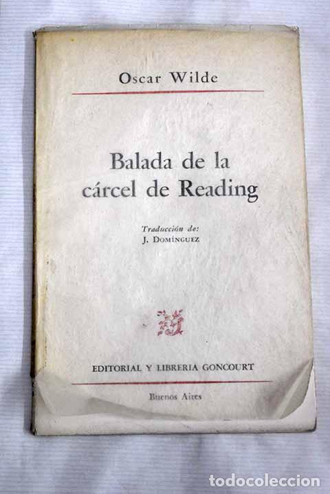 Libros: Balada de la c&aacute;rcel de Reading.- Wilde, Oscar - Foto 1
