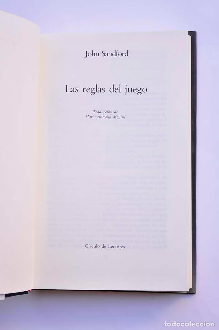 Libros: Las reglas del juego - SANDFORD, John - Foto 3