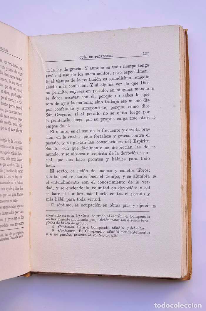 Libros: Gu&iacute;a de pecadores - LUIS DE GRANADA, Fray - Foto 3