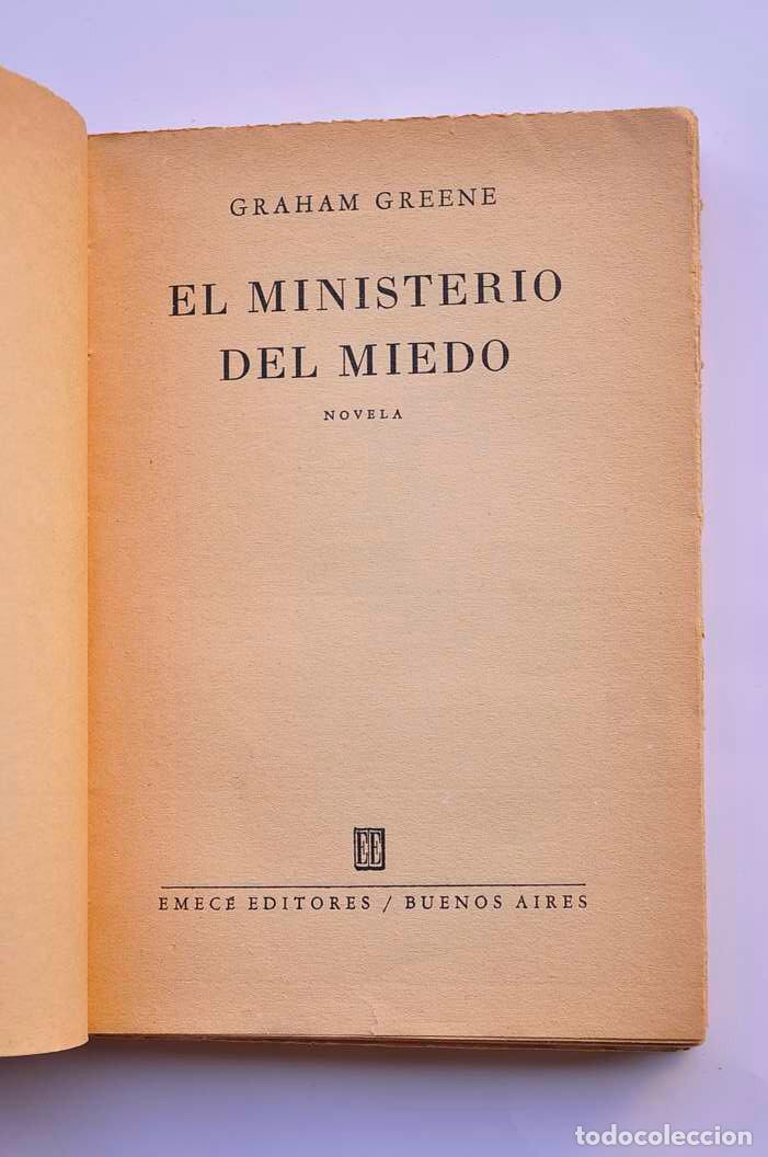 Libros: El ministerio del miedo - GREENE, Graham - Foto 2