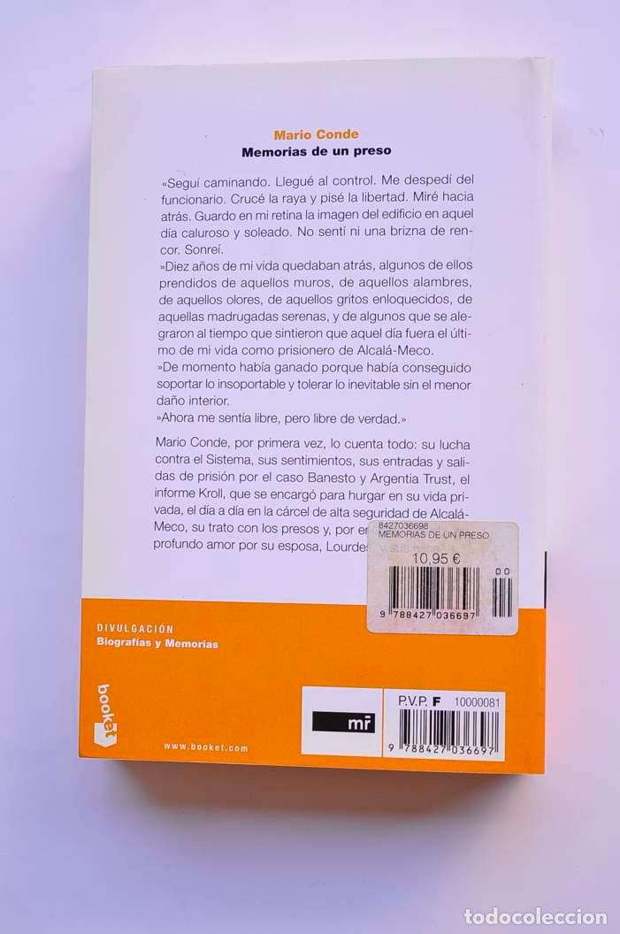 Libros: Memorias de un preso - CONDE, Mario - Foto 3