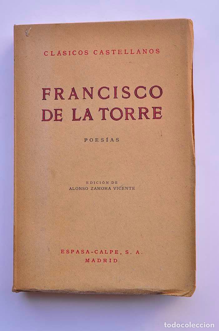 Libros: Francisco de La Torre. Poes&iacute;as - TORRE, Francisco de la&nbsp; - Foto 1