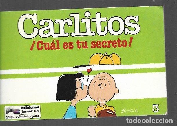 Libros: CARLITOS 3: &iexcl;CUAL ES TU SECRETO! - SCHULZ - Foto 1