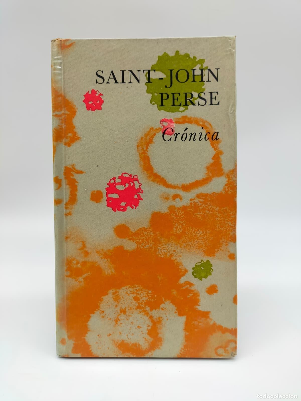 Libros: PERSE, Saint-John. - Cr&oacute;nica. - Foto 1