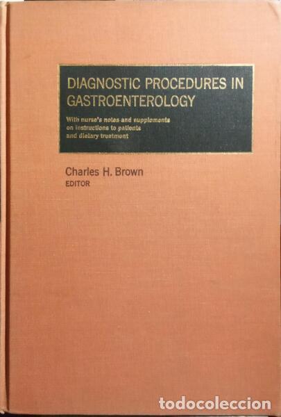 Libros: BROWN. (Charles H.) - DIAGNOSTIC PROCEDURES IN GASTROENTEROLOGY. - Foto 1