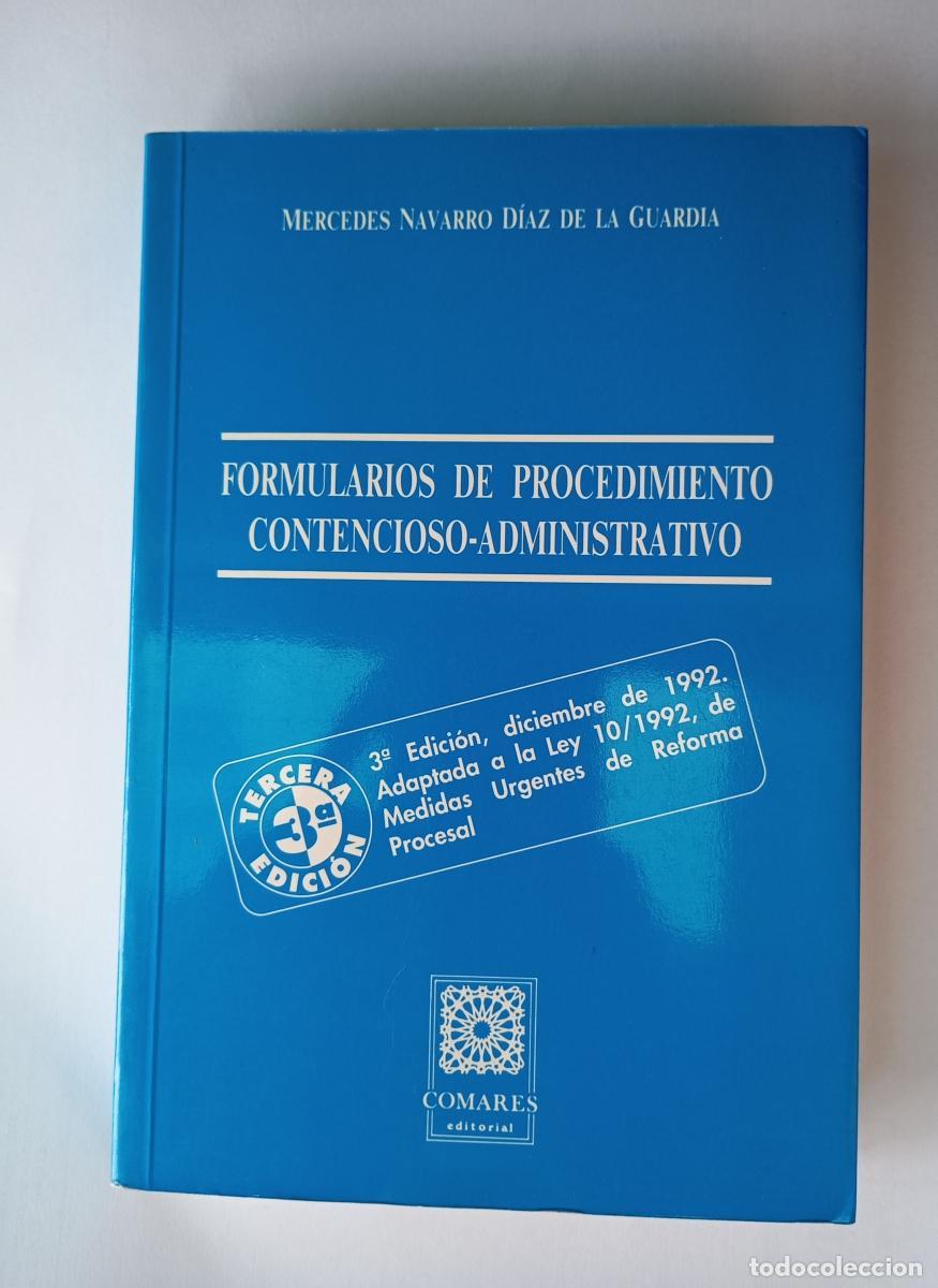 Libros: Formularios de procedimiento contencioso-administrativo. - Mercedes Navarro D&iacute;az de la Guardia. TDK9