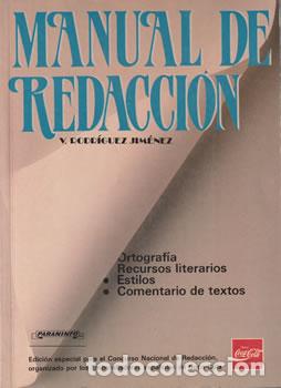 Libros: Manual de Redacci&oacute;n - V. Rodr&iacute;guez Jim&eacute;nez - Foto 1