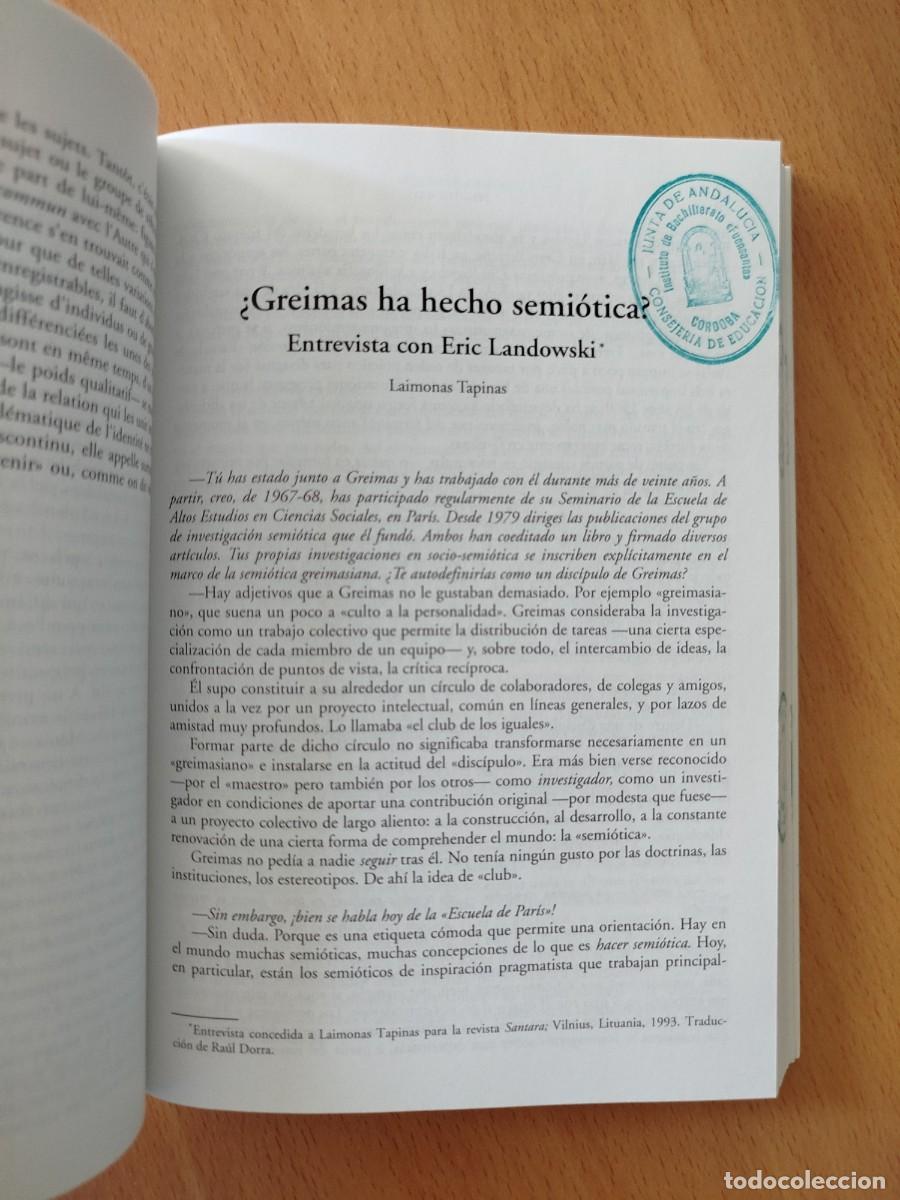Libros: Semi&oacute;tica(s) : homenaje a Greimas. VISOR LIBROS - Foto 5