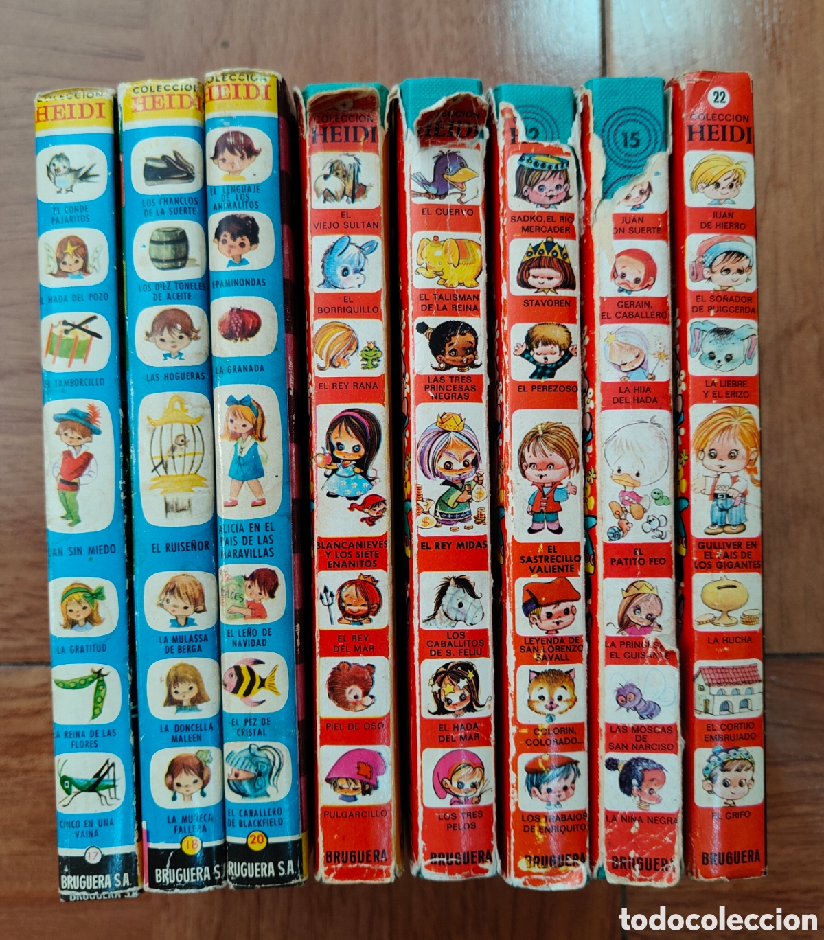 Libros: Colecci&oacute;n Heidi � 8 libros � Bruguera - VV. AA. - Foto 2