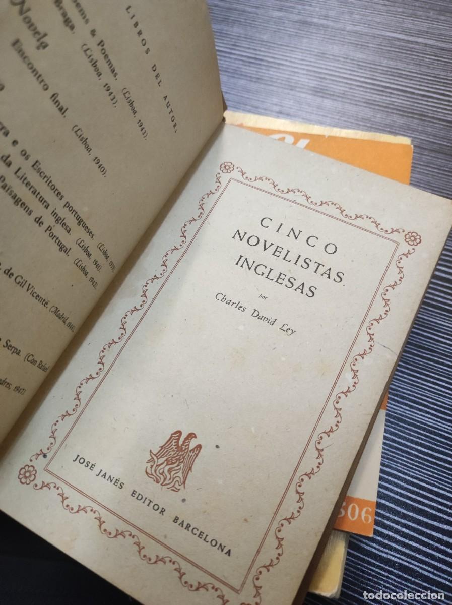 Libros: CINCO NOVELISTAS INGLESAS / CHARLES DAVID LEY - Foto 2