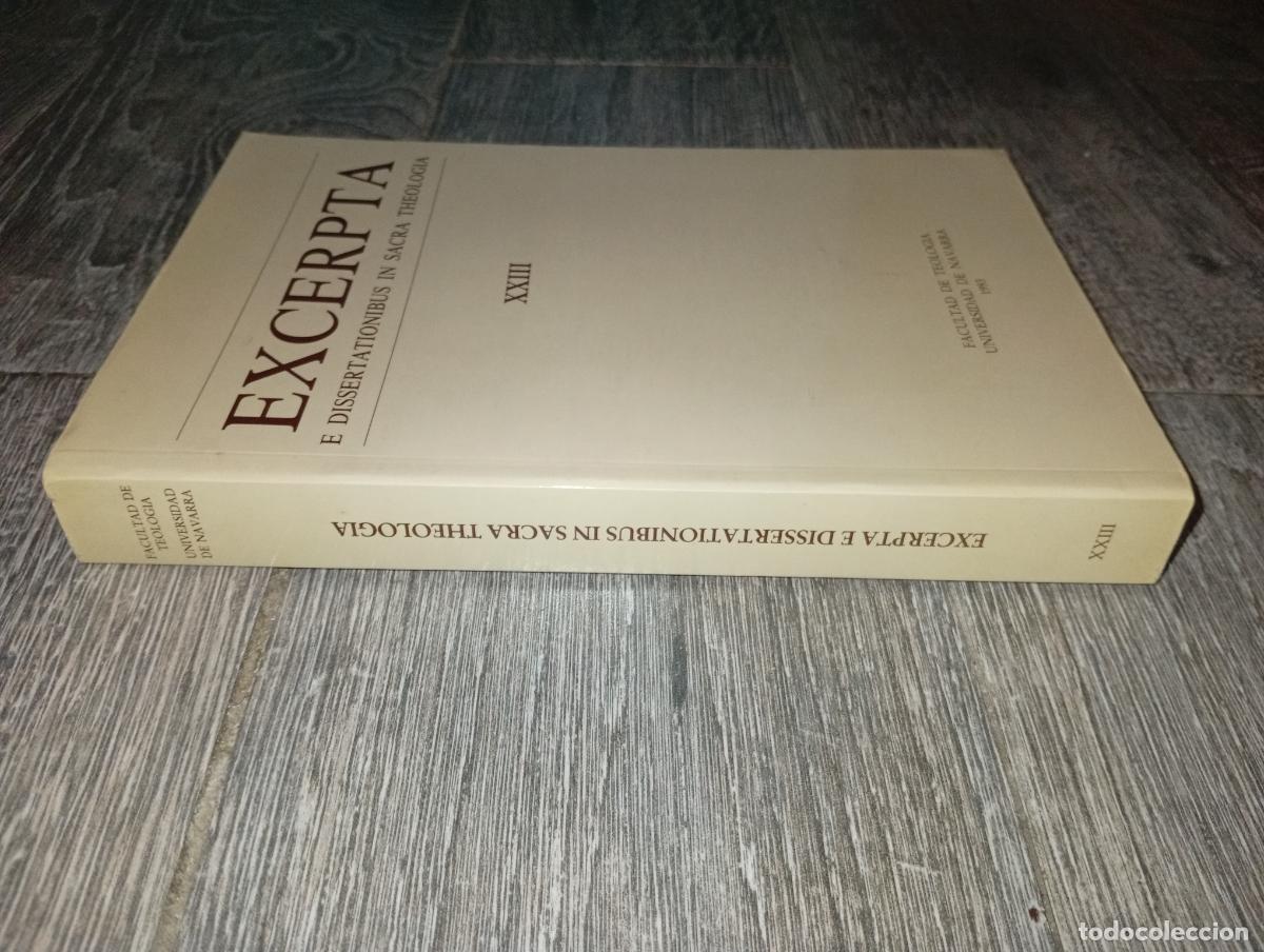 Libros: Libro excerpta Teolog&iacute;a Universidad de Navarra XXIII - Foto 2