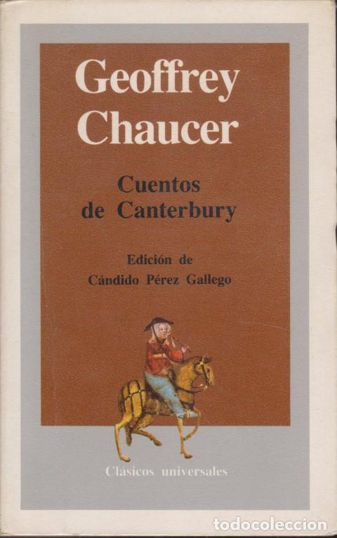Libros: CUENTOS DE CANTERBURY - GEOFFREY CHAUCER - Foto 1