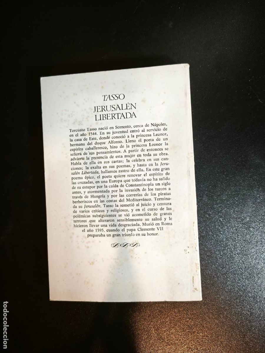 Libros: Jerusal&eacute;n libertada - Tasso - Foto 3
