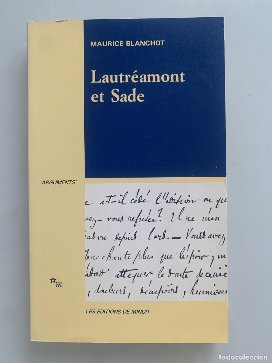 Libros: LAUTR&Eacute;AMONT ET SADE - Maurice Blanchot - Foto 1