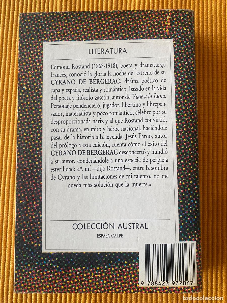 Libros: LIBRO &ldquo;CYRANO DE BERGERAC&rdquo; - Foto 2