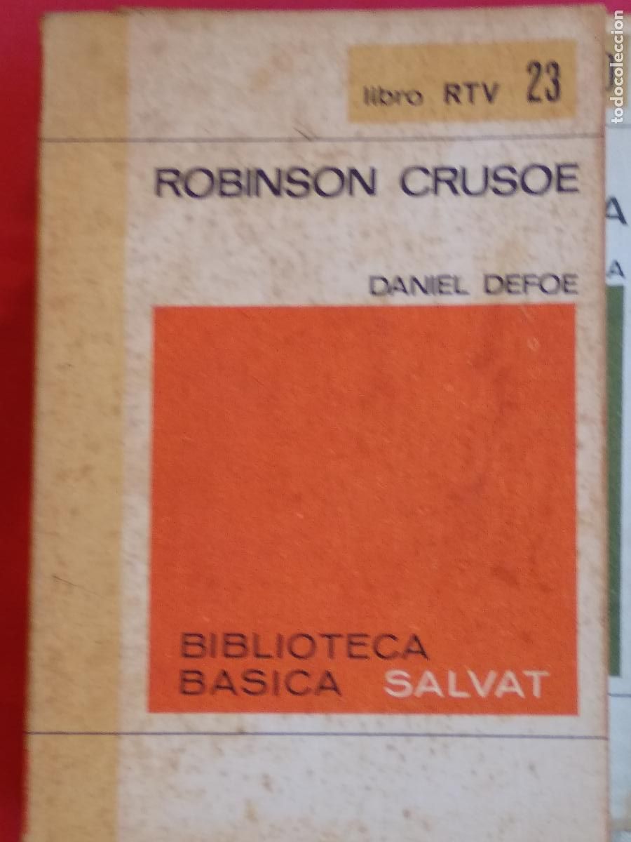 Libros: Robins&oacute;n Crusoe. Daniel Defoe L.5798-1842 - Foto 1