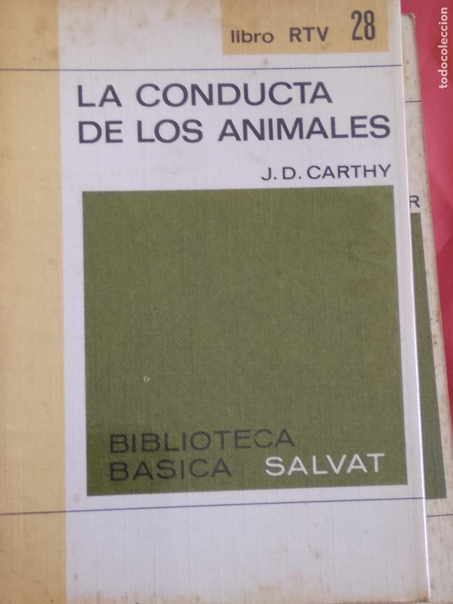 Libros: La conducta de los animales J.D. Carthy L.5798-1852 - Foto 1