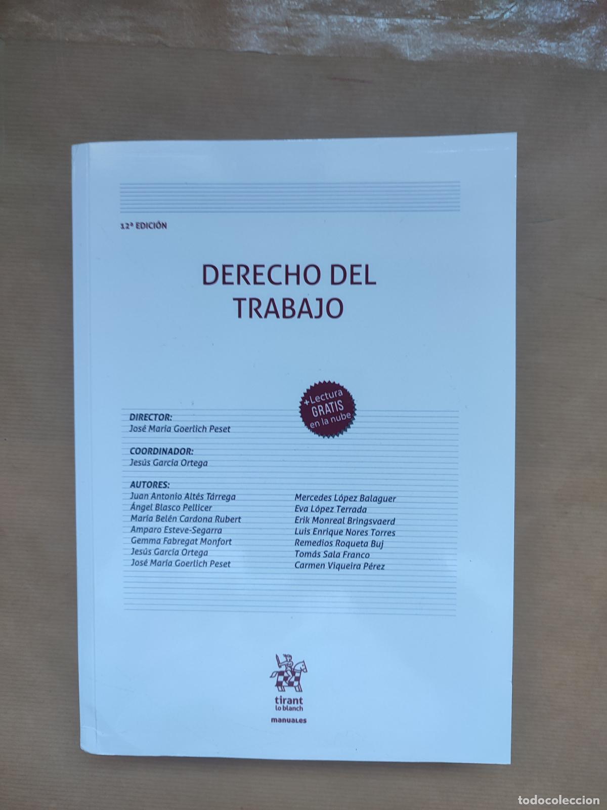 Libros: DERECHO DEL TRABAJO. 12&ordf; Edici&oacute;n. - � - Foto 1
