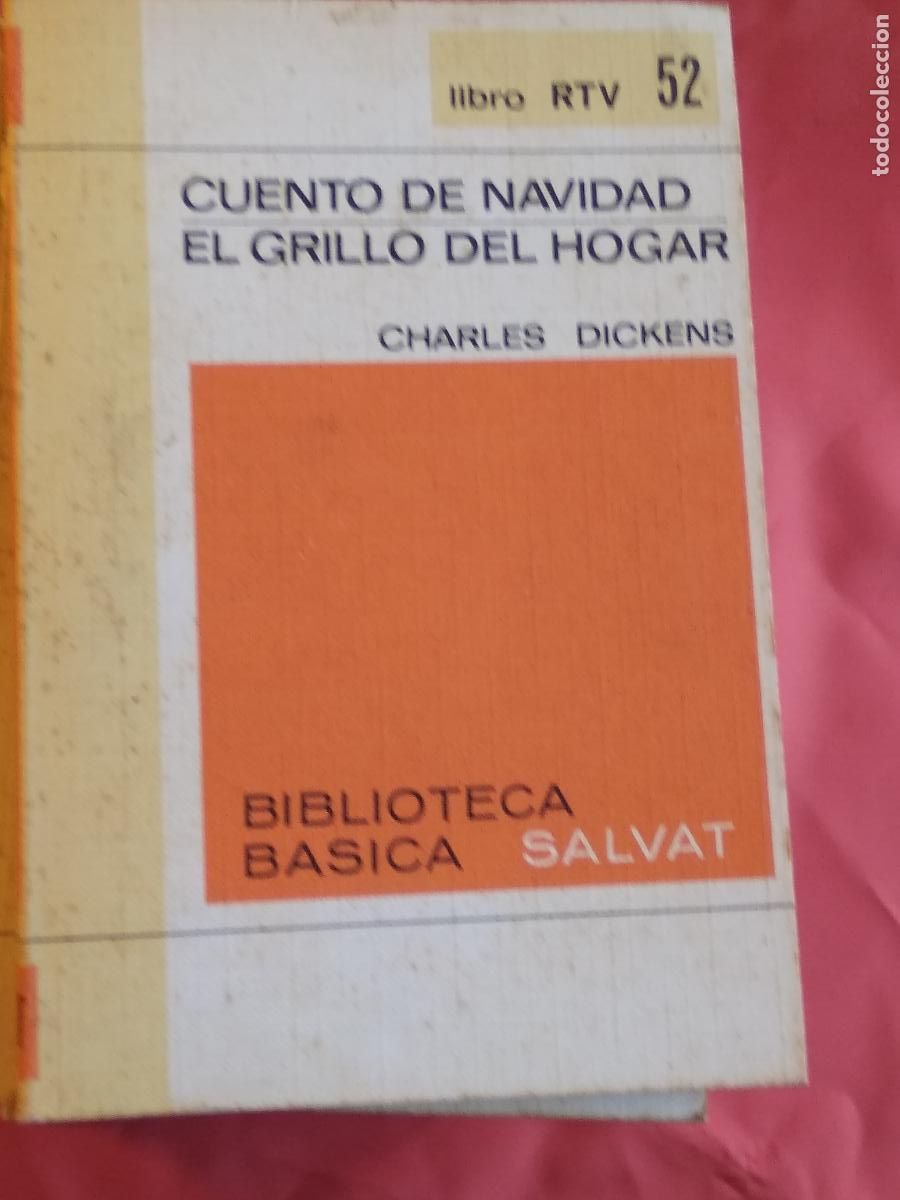Libros: Cuento de navidad - El grillo del hogar. Charles Dickens L.5798-1866 - Foto 1