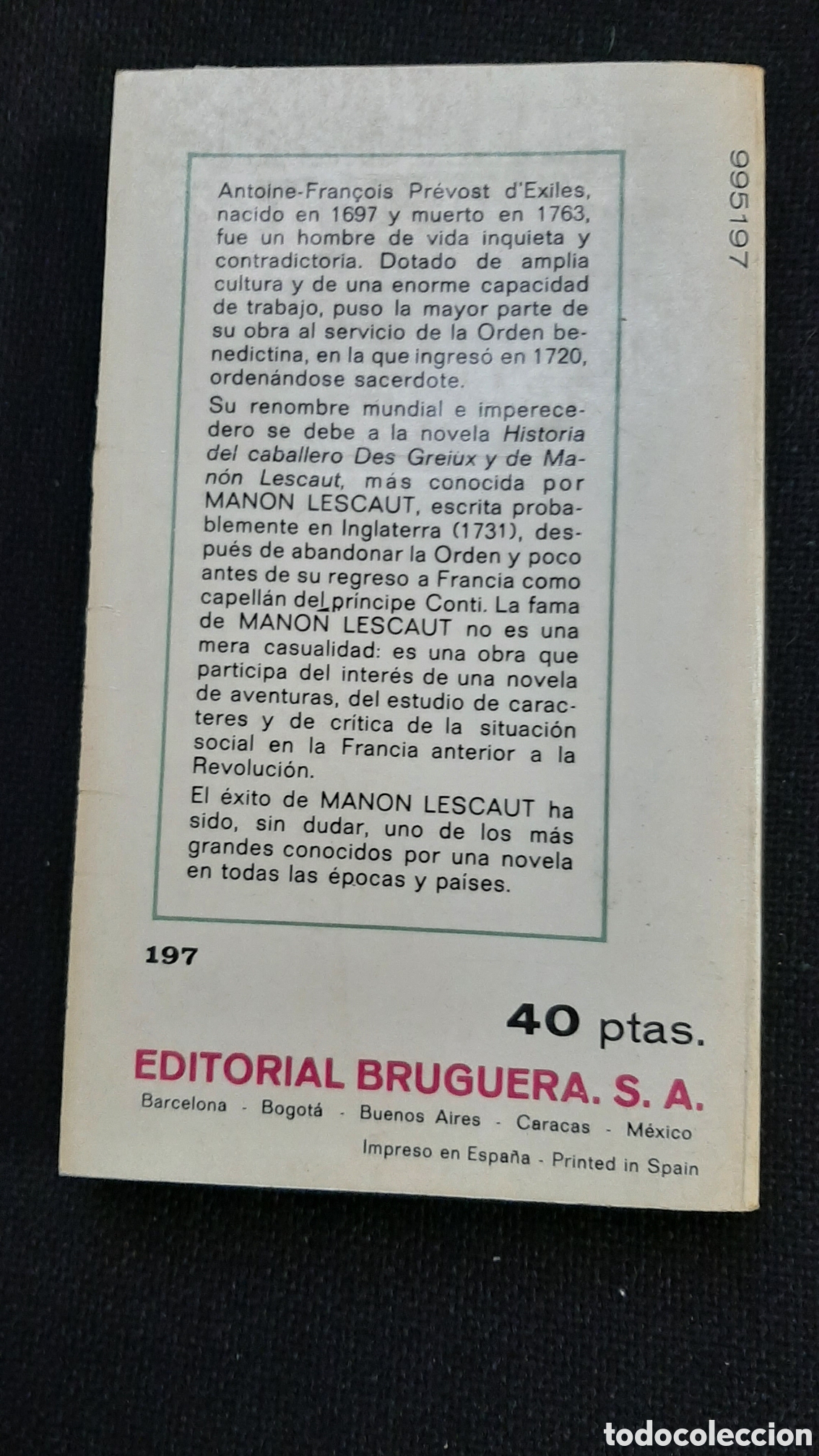 Libros: Libro de lectura - Manon Lescaut - Foto 2