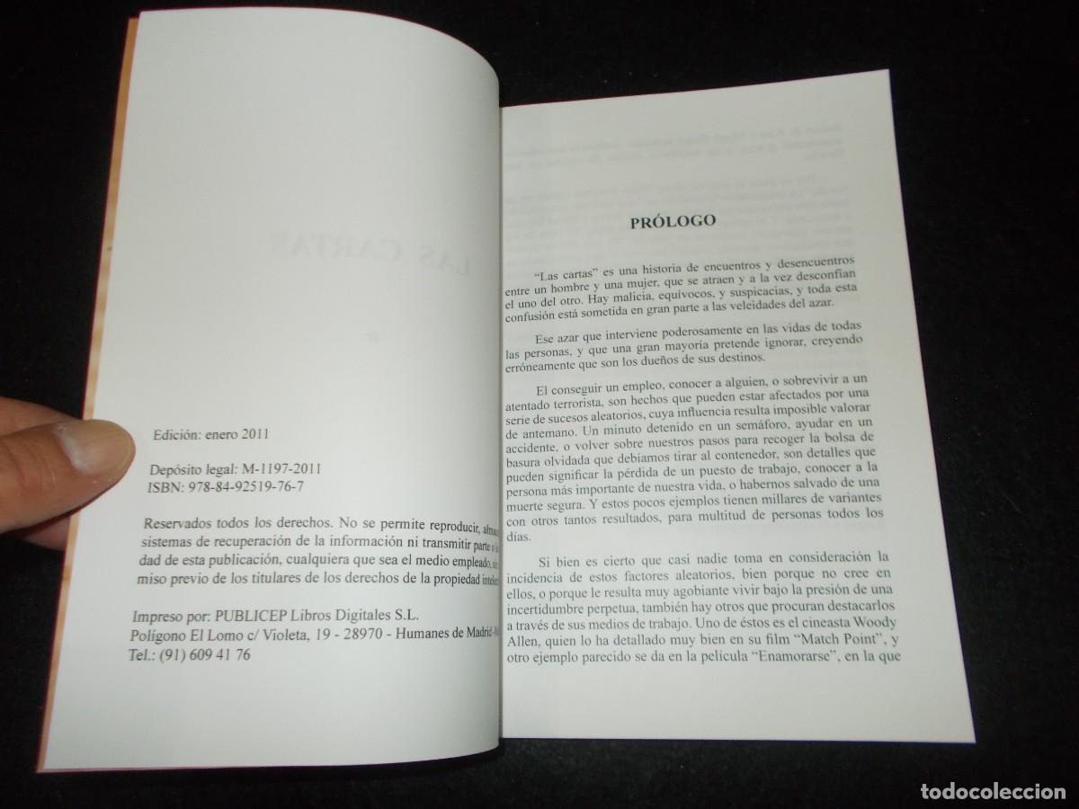 Libros: LAS CARTAS, Alberto Morales. 2011. Libro Novela - Foto 2