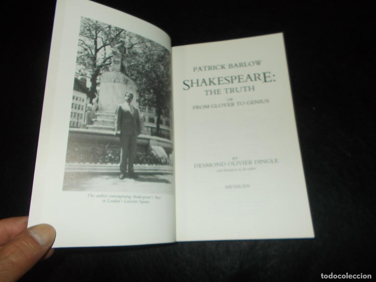 Libros: SHAKESPEARE THE TRUTH, Patrick Barlow. Methuen 1993. Libro en Ingl&eacute;s - Foto 2