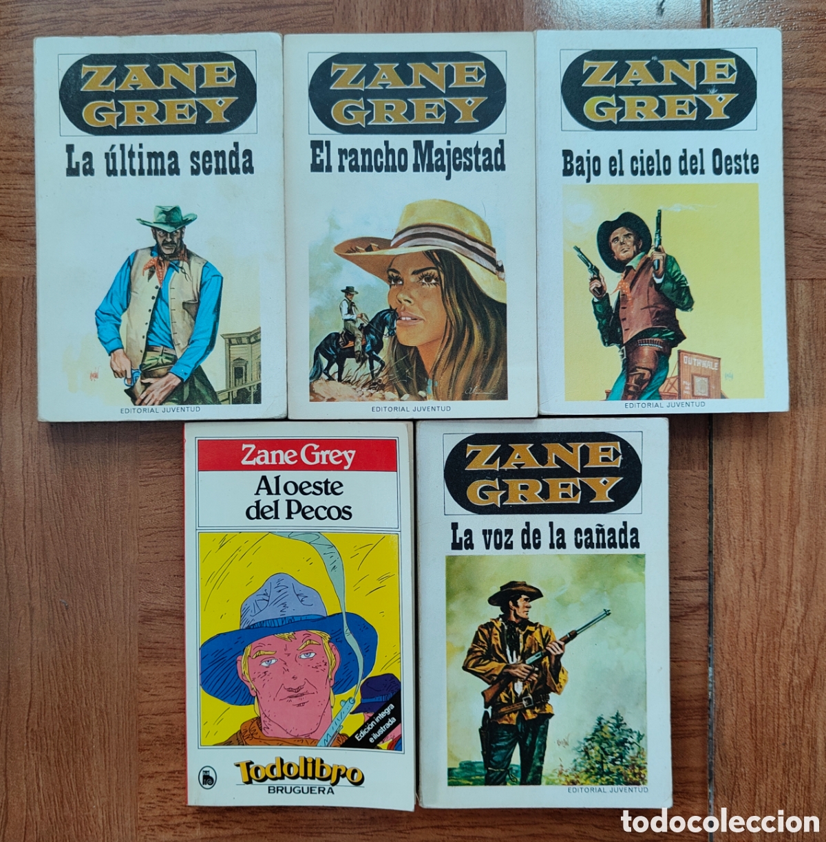 Libros: Lote de 5 Novelas del Oeste - Zane Grey - Foto 1