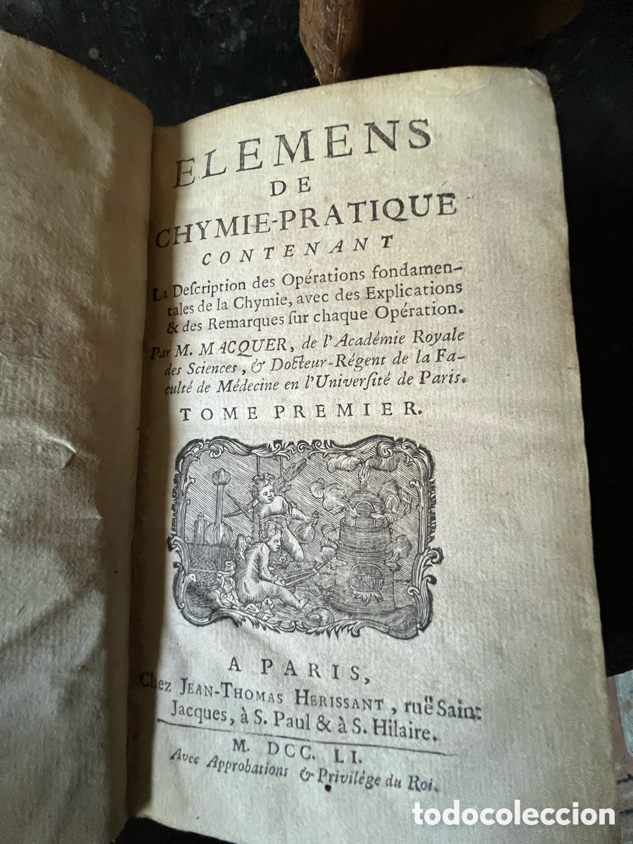 Libros: Libro de colecion 1702 elementos de qu&iacute;mica - Foto 4