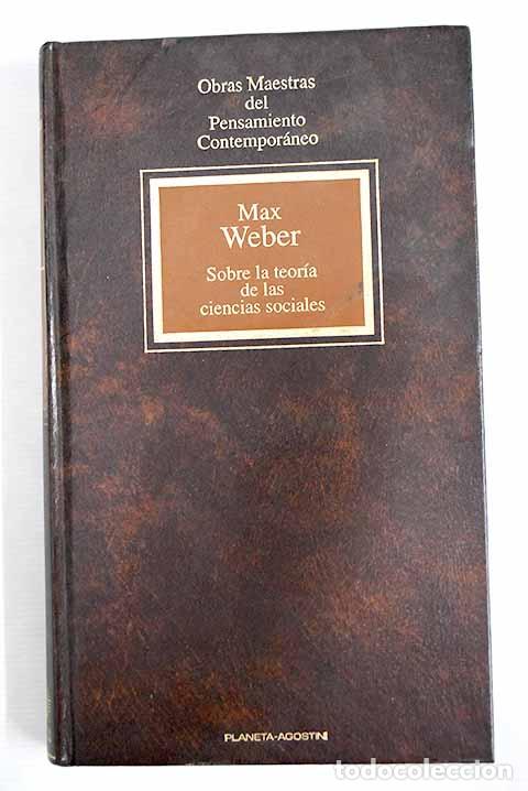 Libros: Sobre la teor&iacute;a de las ciencias sociales.- Weber, Max - Foto 1