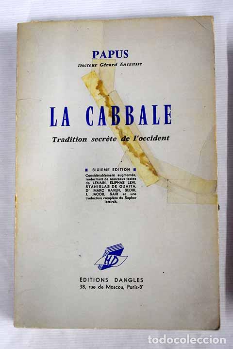 Libros: La Cabbale: tradition secrete de l occident.- Papus - Foto 1