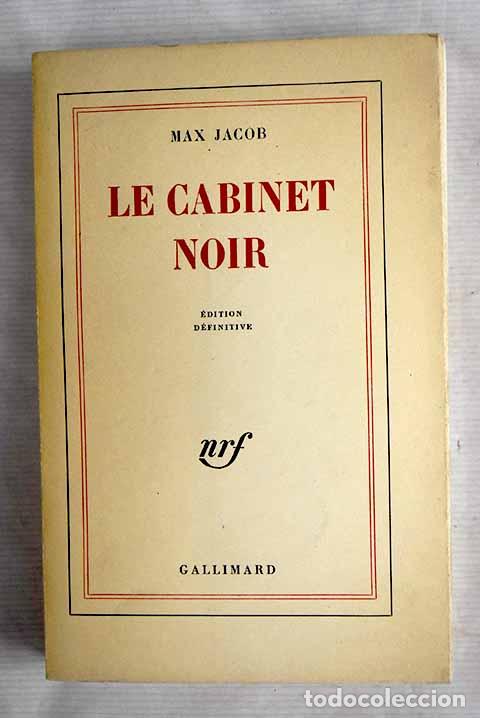 Libros: Le cabinet noir: Jacob, Max.- Jacob, Max - Foto 1