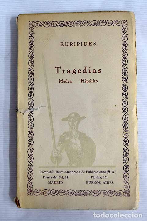Libros: Tragedias: Medea. Hip&oacute;lito.- Eur&iacute;pides - Foto 1