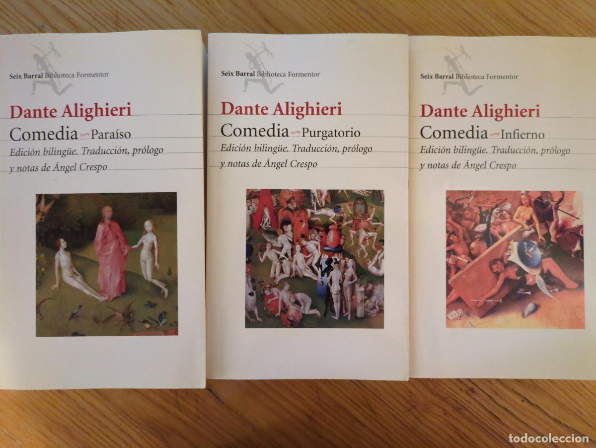 Libros: COMEDIA. Edici&oacute;n Bilingue. 3 tomos (Para&iacute;so; Purgatorio; Infierno) - Dante Algihieri - Foto 1
