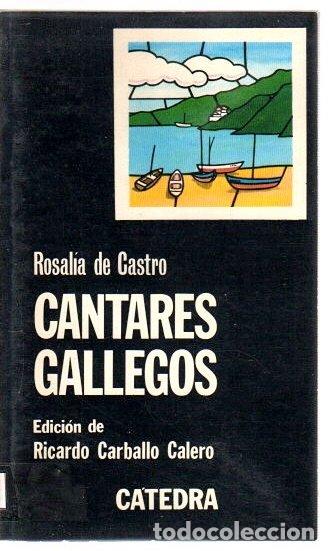 Libros: Cantares gallegos - Castro, Rosal&iacute;a de - Foto 1