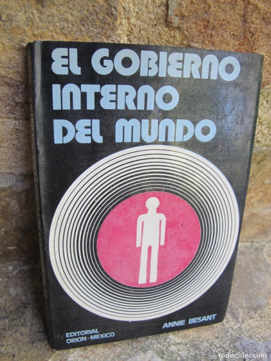 Libros: EL GOBIERNO INTERNO DEL MUNDO. ANNIE BESANT - Foto 1