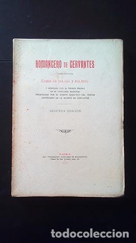 Libri di seconda mano: ROMANCERO DE CERVANTES - Solano y Polanco, Ram&oacute;n de